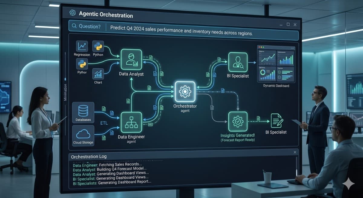 Agentic Orchestration: The Next Operating System for Data Analytics And Business Intelligence