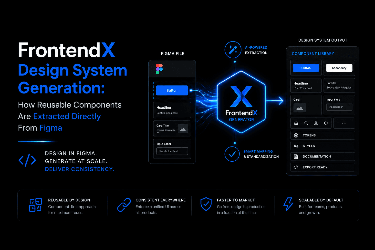 FrontendX Design System Generation: How Reusable Components Are Extracted Directly From Figma